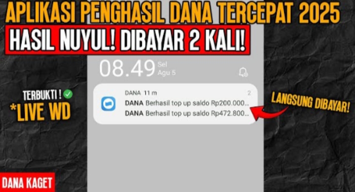 Iseng-iseng Dapat Cuan! Cuma Jawab Kuis Anak SD Dibayar Saldo DANA Gratis Rp472.800, Intip Caranya di Sini!