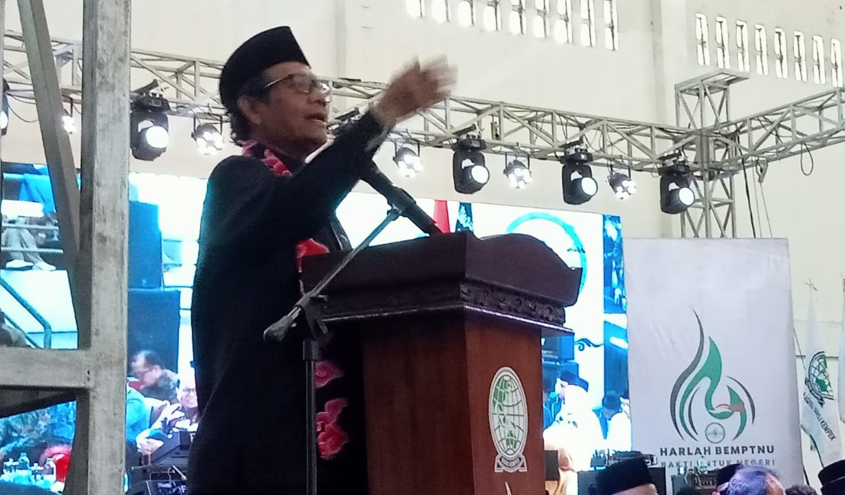 Di Cirebon Mahfud MD kepada BEM PTNU: Saya Tidak akan Kampanye Elektoral