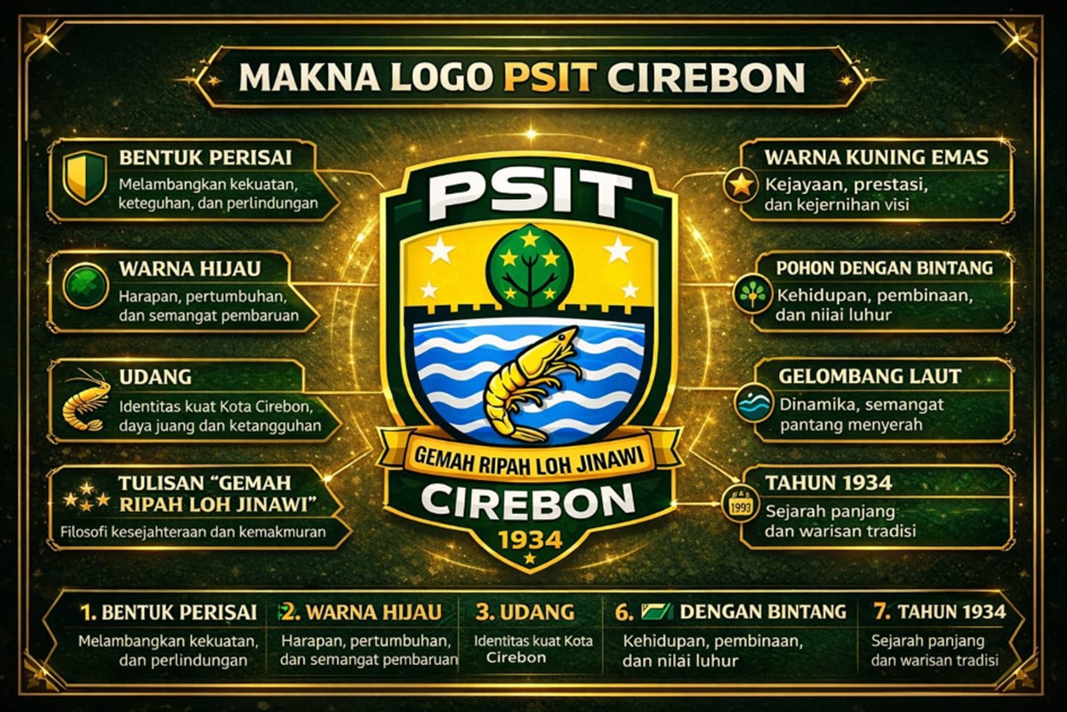 Bangkit dan Berbenah, PSIT Cirebon Perkenalkan Logo Baru Sarat Filosofi Lokal