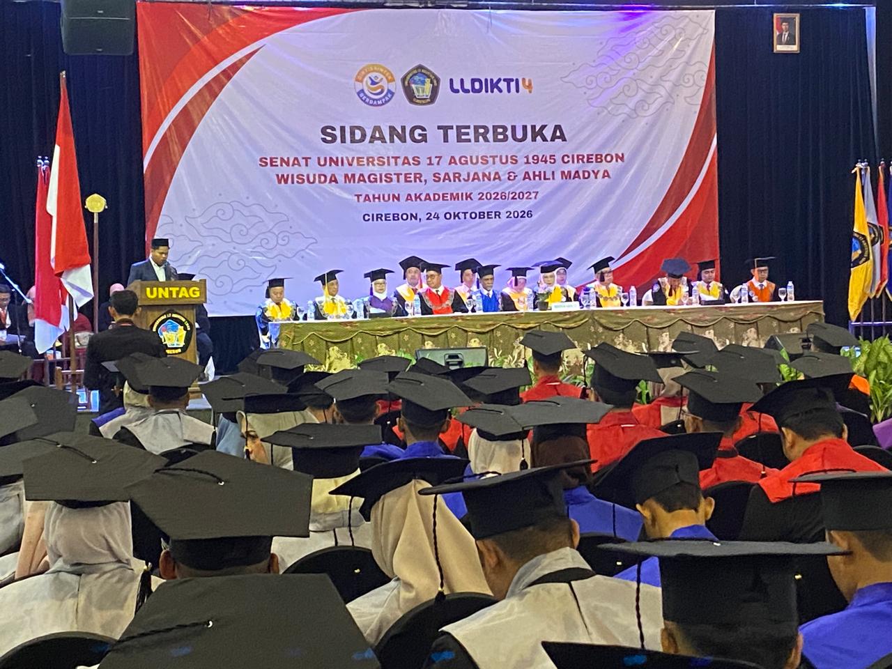 Untag Cirebon Gelar Wisuda Sarjana, Magister dan Diploma 