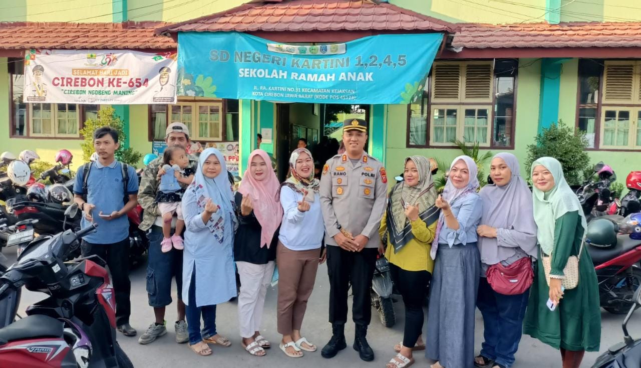 Mengawali Tugas, Kapolres Cirebon Kota Kunjungi Sekolah