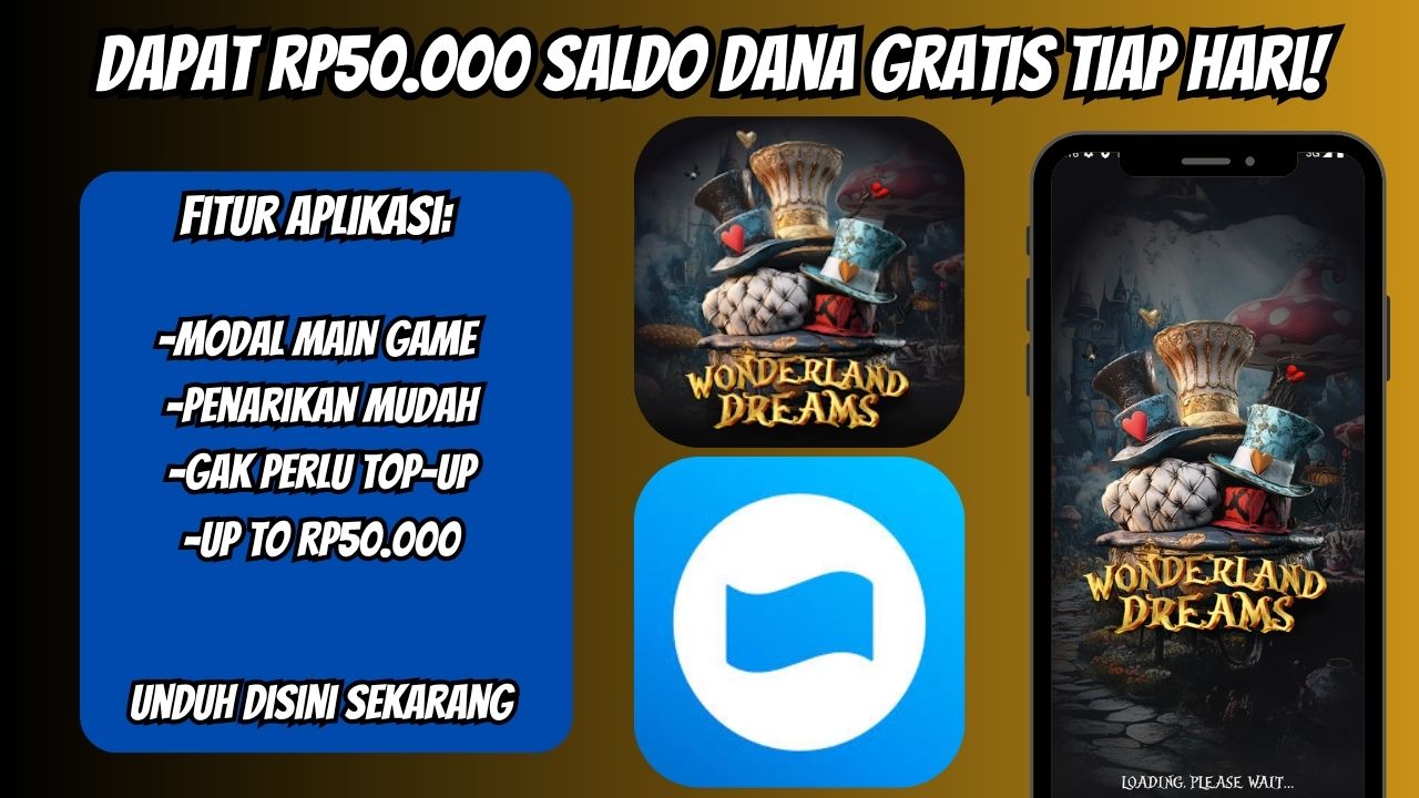 Seperti Dapat Dana Kaget Tiap Hari, Unduh Aplikasi Ini dan Dapatkan Rp50.000 Saldo Dana Gratis ke Akun Kamu!