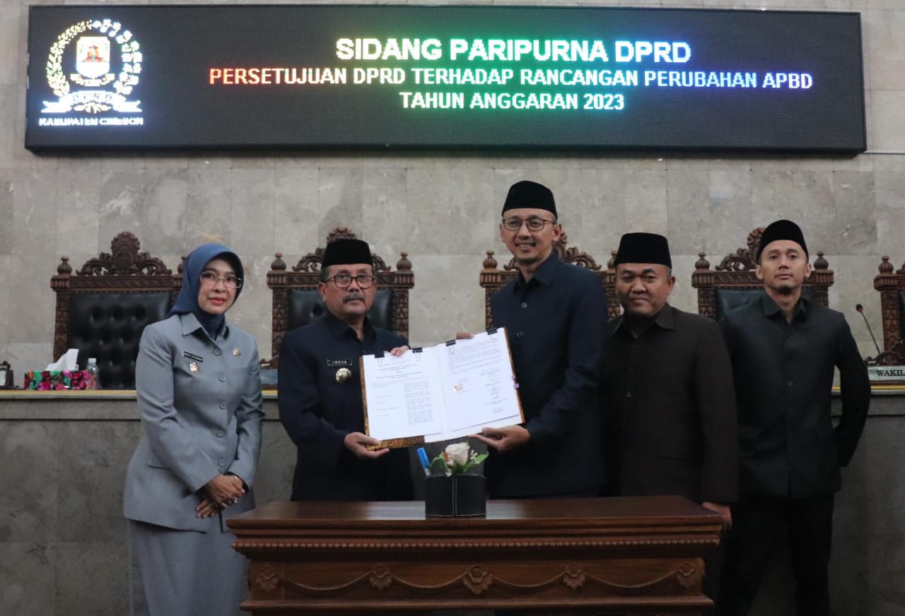 Raperda Perubahan APBD Kabupaten Cirebon 2023 Resmi Ditetapkan Jadi Perda
