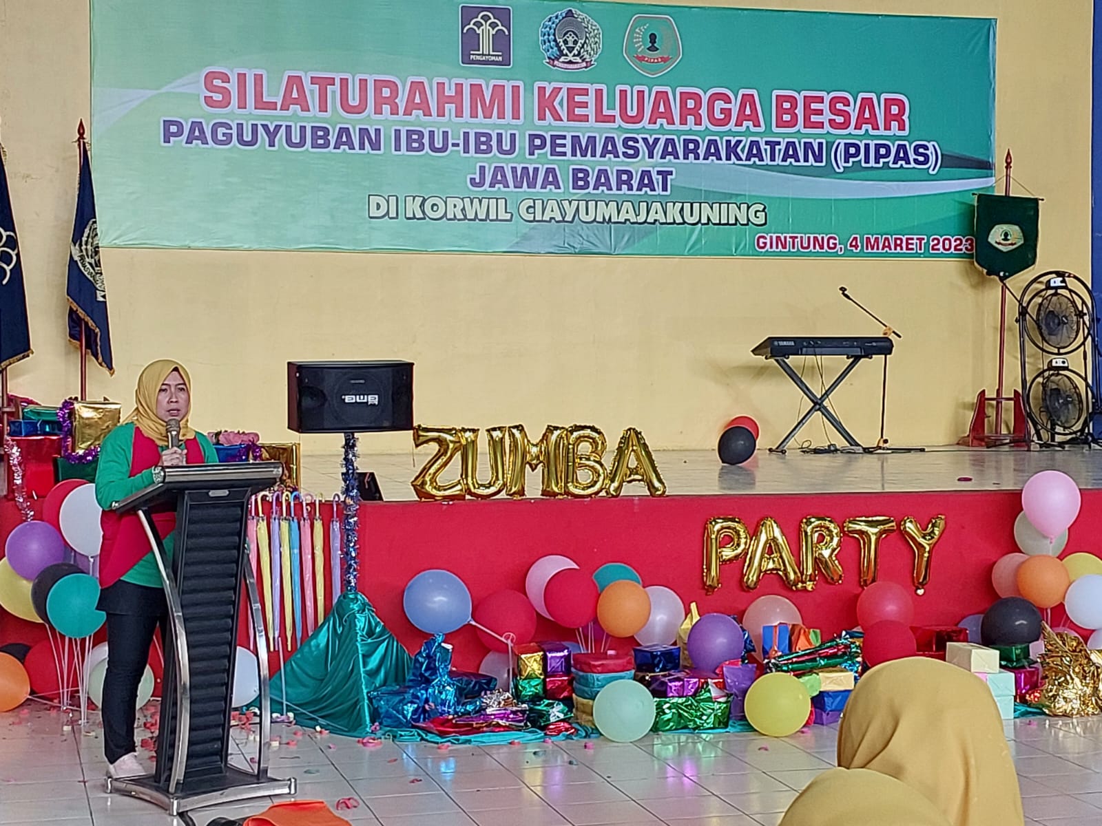 Tunjang Kinerja Suami, PIPAS Jabar Korwil Ciayumajakuning Silaturahmi di Lapas Narkotika Cirebon