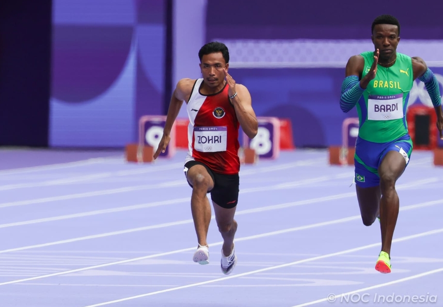 Hanya Finish ke-6, Lalu Zohri Gagal Lolos Semifinal Lari 100 Meter Putra Olimpiade Paris 2024