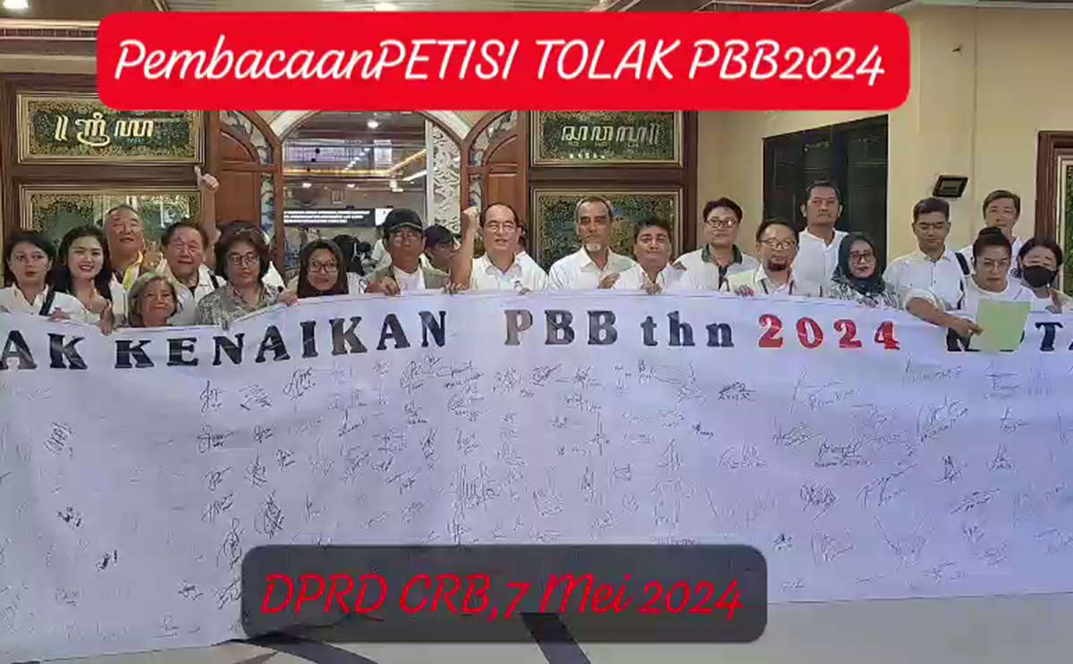 Tolak Kenaikan PBB Kota Cirebon 2024, Masyarakat Sampaikan Petisi, Ini Isinya