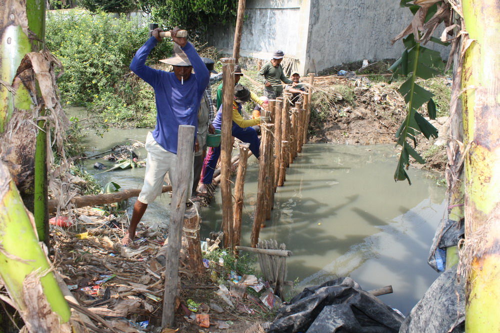 Air Laut Masuk ke Aliran Sungai Mas, Petani di  Kandanghaur Terancam Gagal Panen