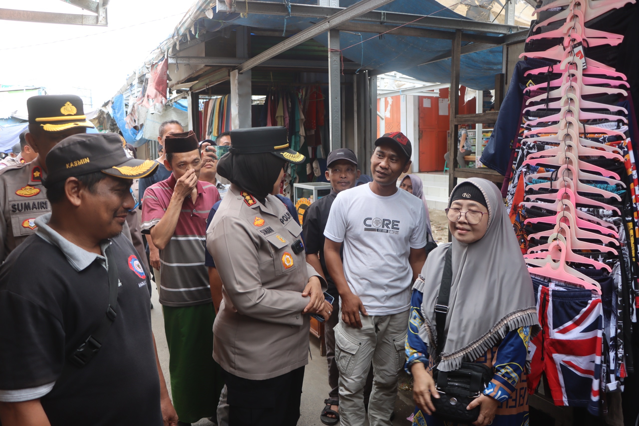 Penghuni Pasar Jungjang Direlokasi Sementara ke Lahan Polri, Polresta Cirebon Lakukan Peninjauan
