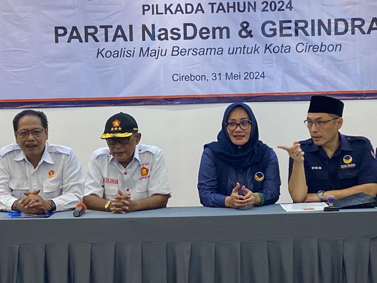 Sah, Koalisi Nasdem dan Gerindra Kota Cirebon Menuju Pilkada 2024