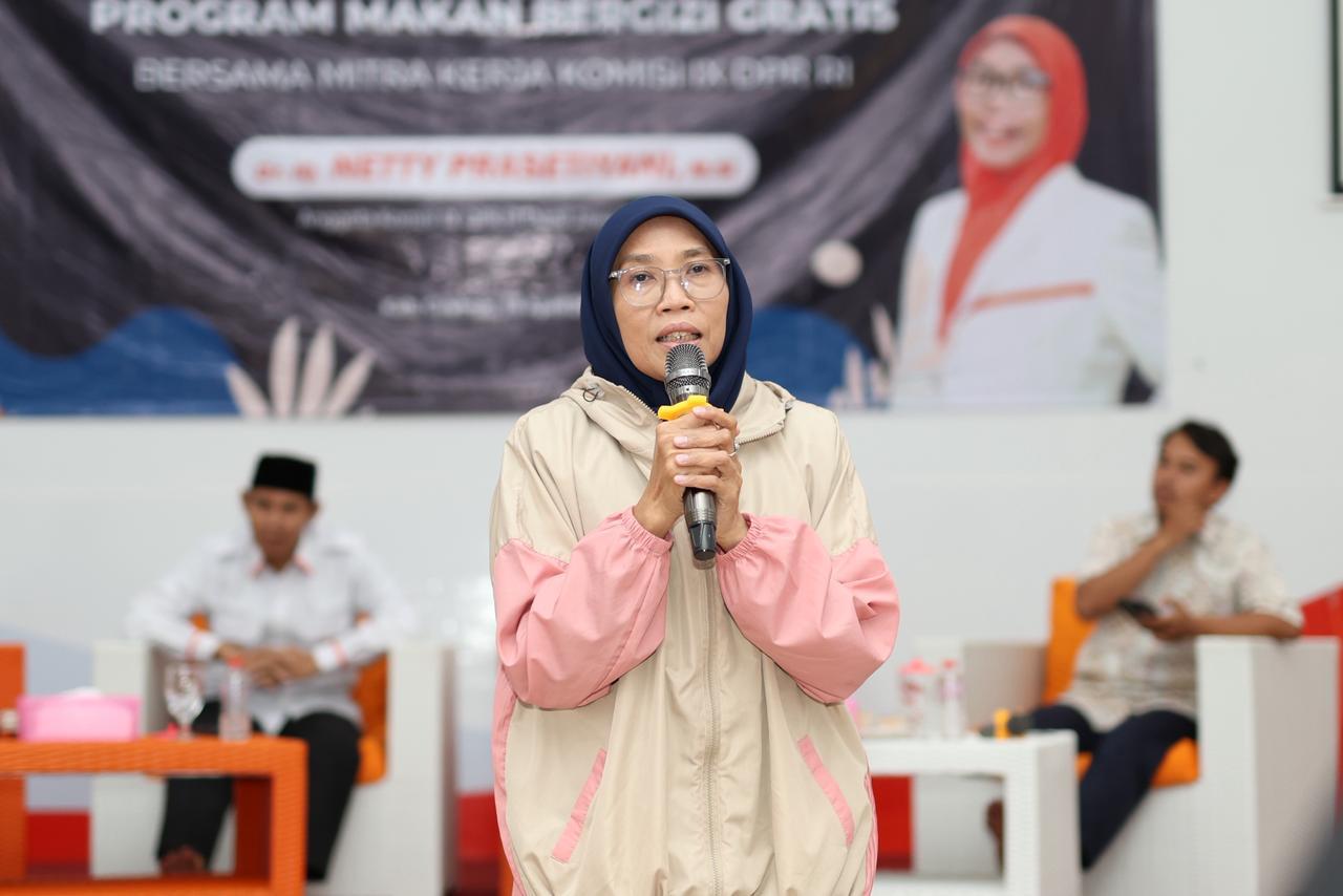 Dorong Generasi Emas 2045, Netty Tegaskan Pentingnya Program Makan Bergizi Gratis