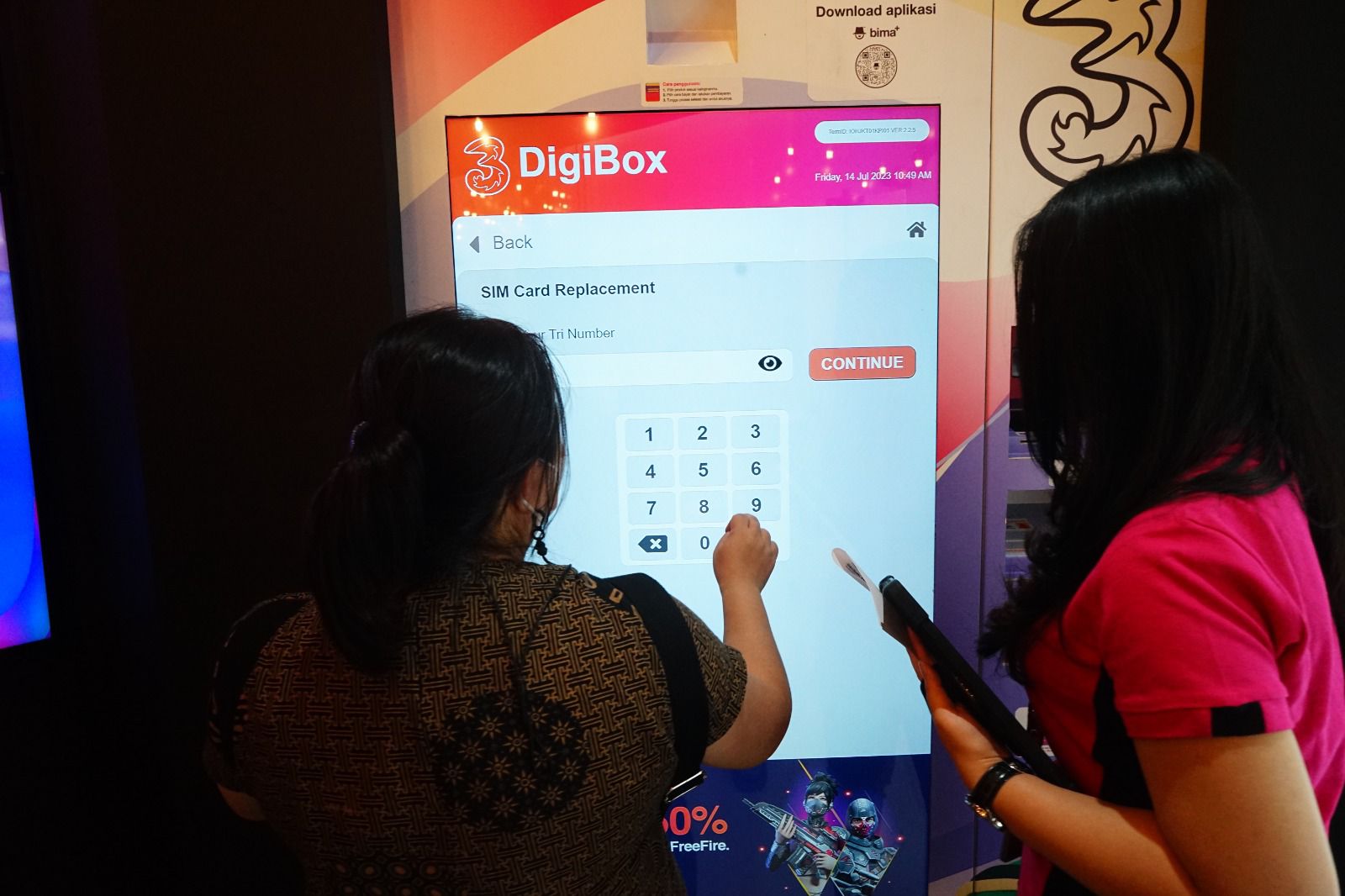 3DigiBox Memudahkan Pelanggan Tri, Penggantian Kartu Jadi Lebih Cepat