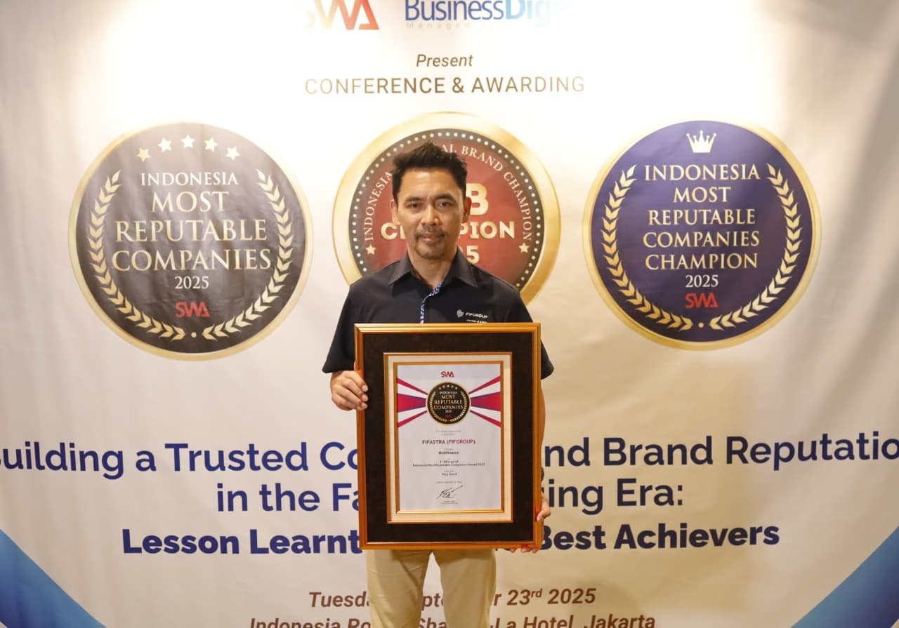FIFGROUP Kembali Raih Most Reputable Companies Award 2025