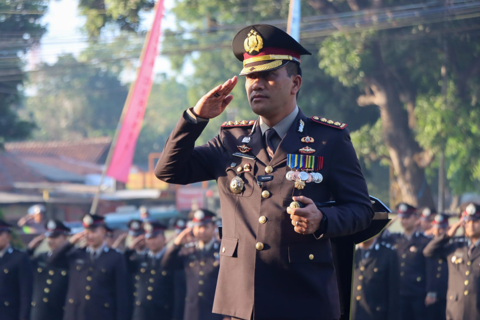 HUT RI Ke-78, Kapolresta Cirebon jadi Inspektur Upacara 
