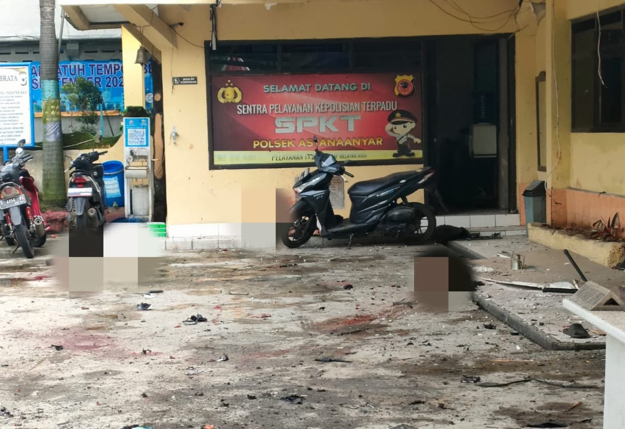 Bom Bunuh Diri Polsek Astana Anyar Bandung, 3 Orang Polisi Luka Berat, Baru Data Sementara
