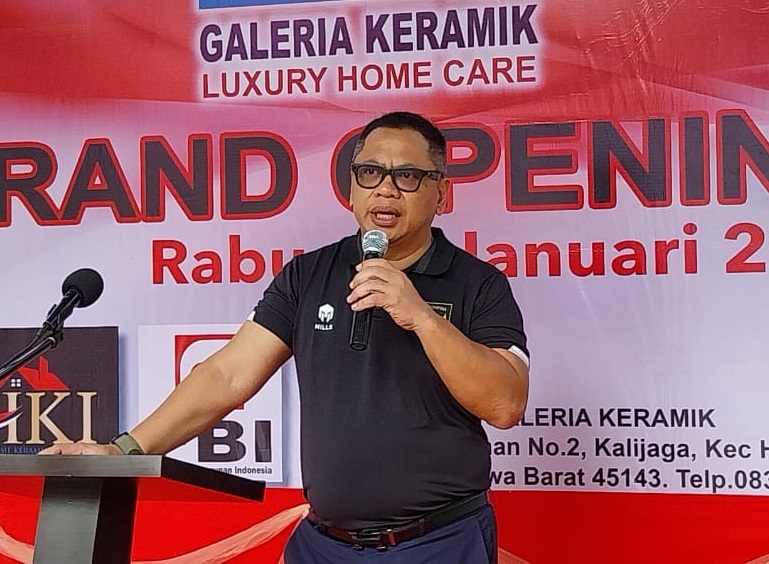 Galeria Keramik Luxury Home Care Cirebon Diresmikan, Komisaris Rickie Ferdinansyah Berharap Ini