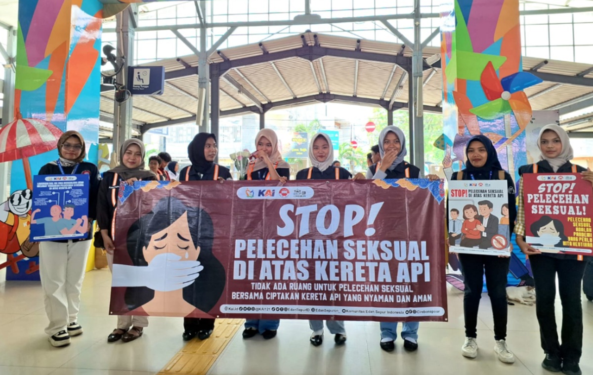 KAI Daop 3 Cirebon dan Komunitas Edan Sepur Berkolaborasi Tingkatkan Kesadaran Masyarakat