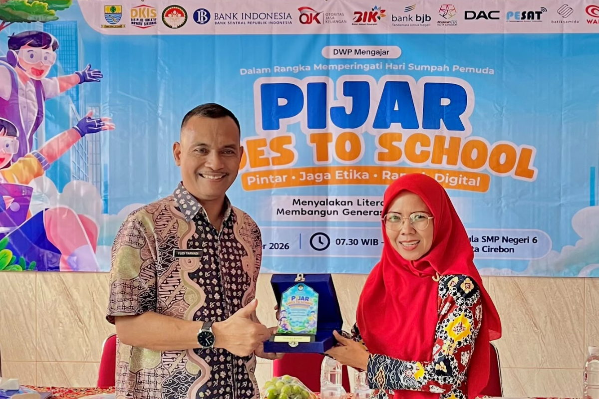 Hoaks hingga Judi Online Mengintai Pelajar, DWP DKIS Cirebon Hadirkan Program PIJAR