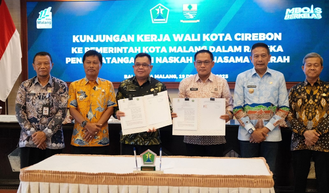 Kunjungi Malang, Walikota Cirebon Mantapkan Kerja Sama Digitalisasi Sistem Perpajakan