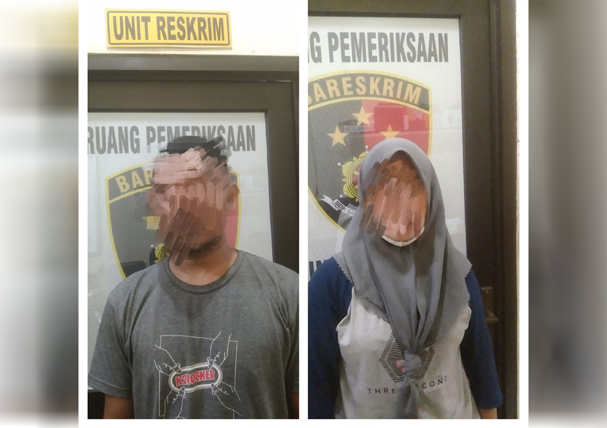 Suami Istri Tersangka Pencurian Helm di Kesambi Kota Cirebon Ditangkap Polisi, Bawa Anak saat Beraksi 