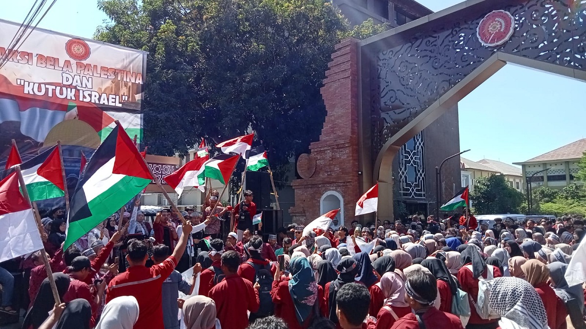 Kompak, 172 Kampus Muhammadiyah Serentak Gelar Aksi Bela Palestina dan Mengutuk Israel