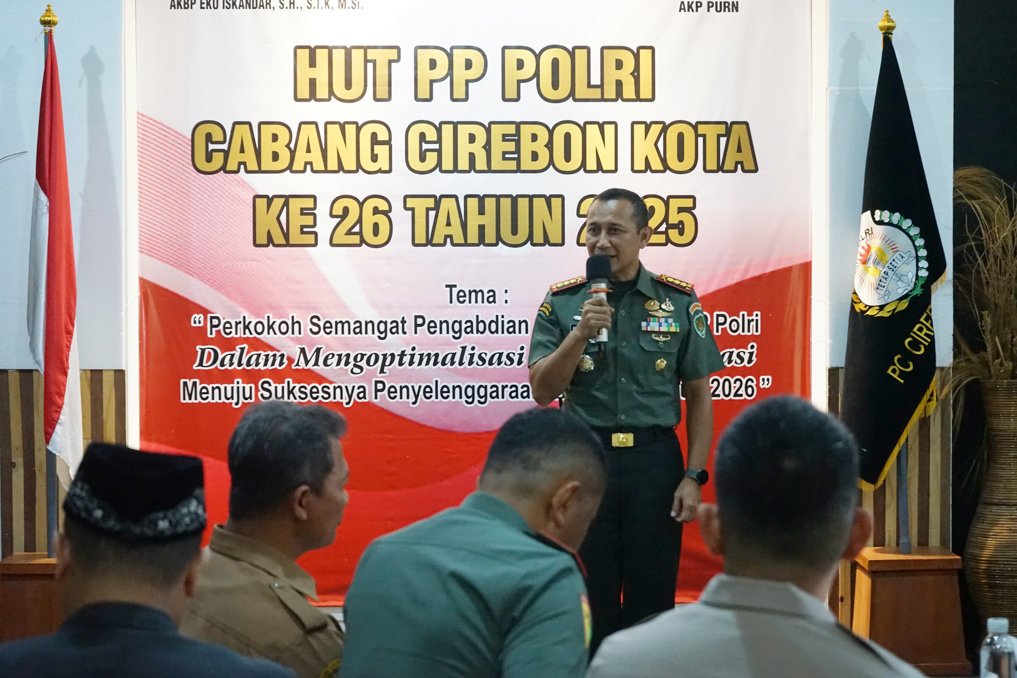 Hadiri HUT ke-26 Purnawirawan Polri, Begini Harapan Danrem 063 SGJ