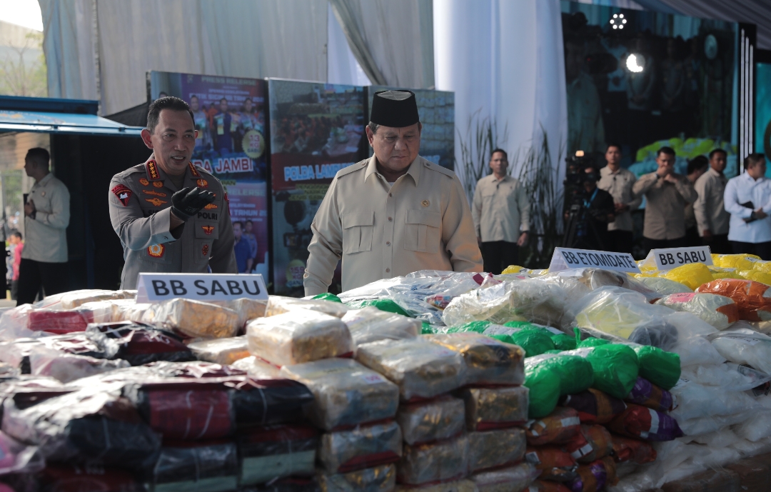 Kinerja Setahun Polri di Kepemimpinan Prabowo: 214 Ton Narkoba Berhasil Disita dan 629 Juta Jiwa Diselamatkan