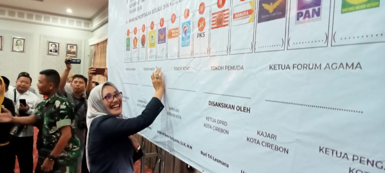 Wujudkan Demokrasi yang Bermartabat, TNI AD Gelar Deklarasi Pemilu Damai 2024