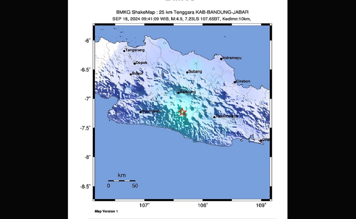 Penyebab Gempa Kabupaten Bandung Aktivitas Sesar Garsela, Sesar Paling Aktif di Jawa Barat 