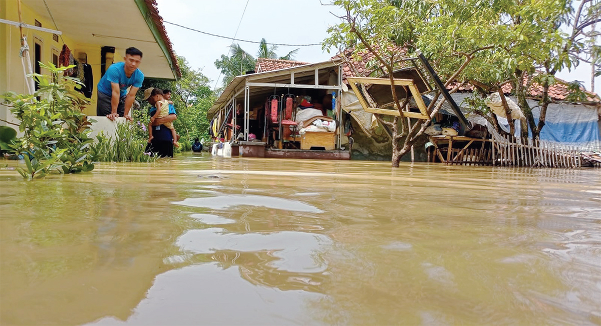 3.500 Jiwa Terdampak Banjir di Kertajati Majalengka