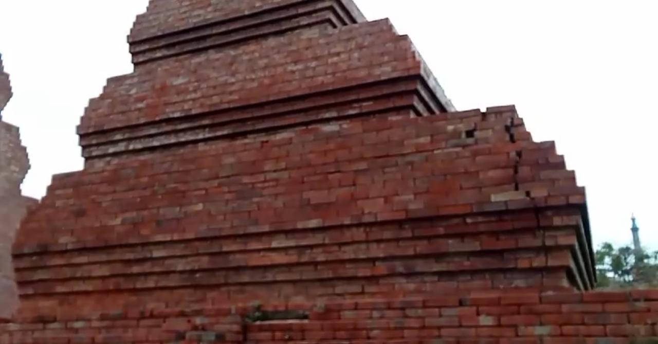 Gapura Candi Bentar Alun-alun Kejaksan Retak, Makin Terlihat setelah Hujan Deras