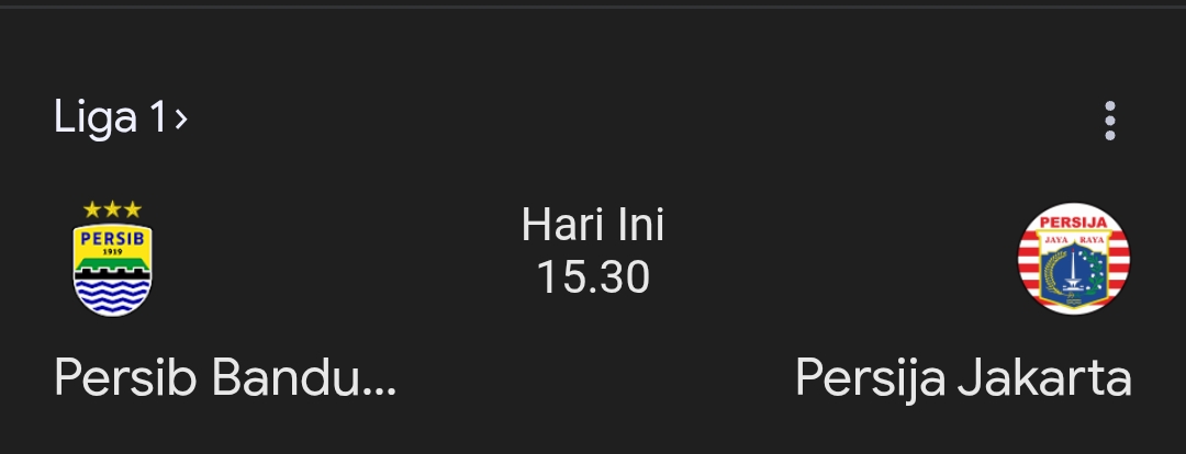 Derbi Klasik Rasa Final, Persib dan Persija Saling Sikut Demi Puncak Klasemen