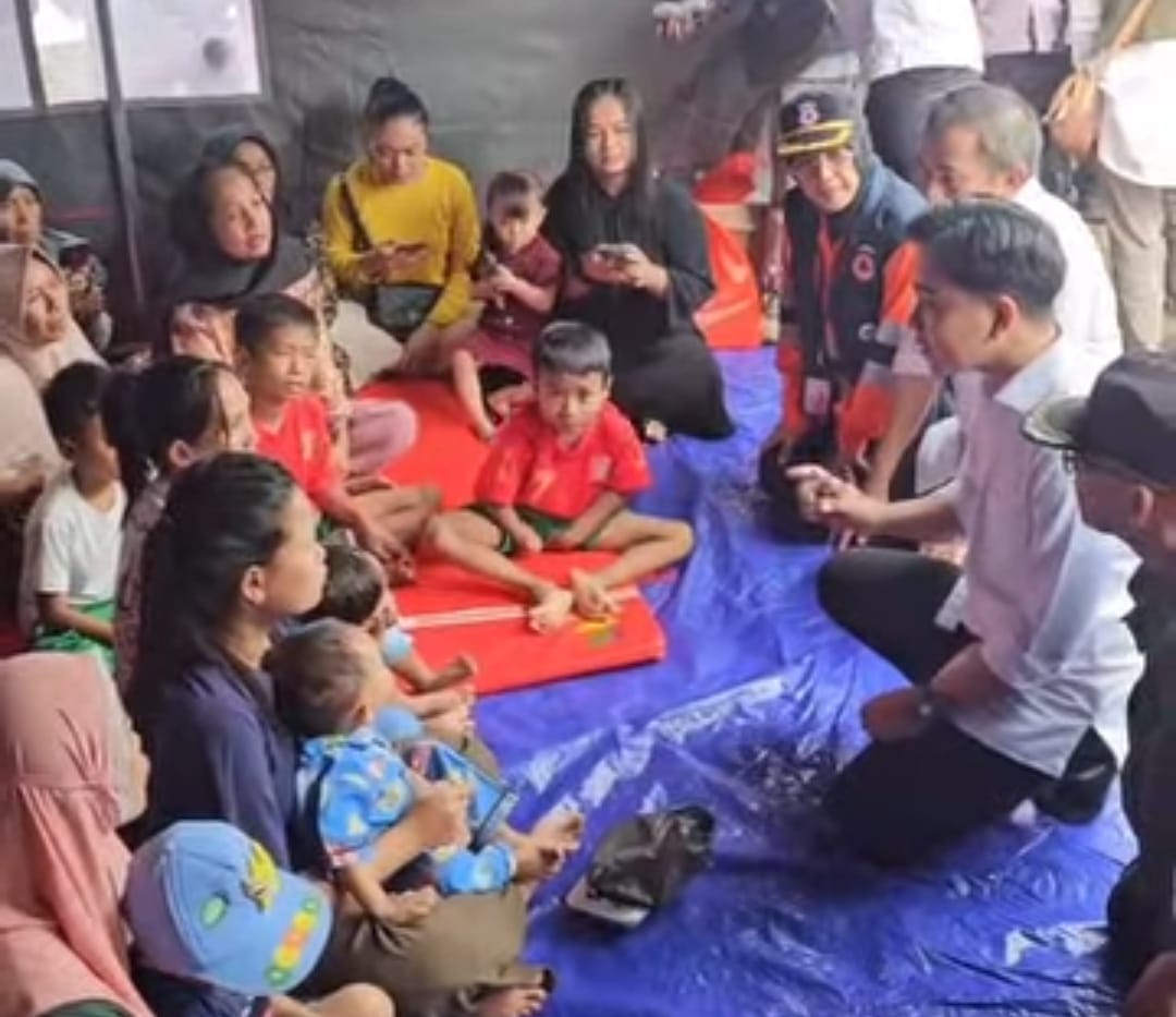 Wapres Gibran Tinjau Lokasi Bencana di Sukabumi