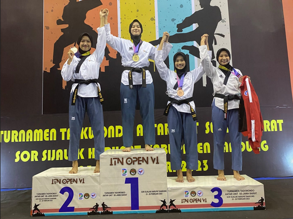 Mantap! Taekwondo Kota Cirebon Rebut 57 Medali dari ITN Open 2023 