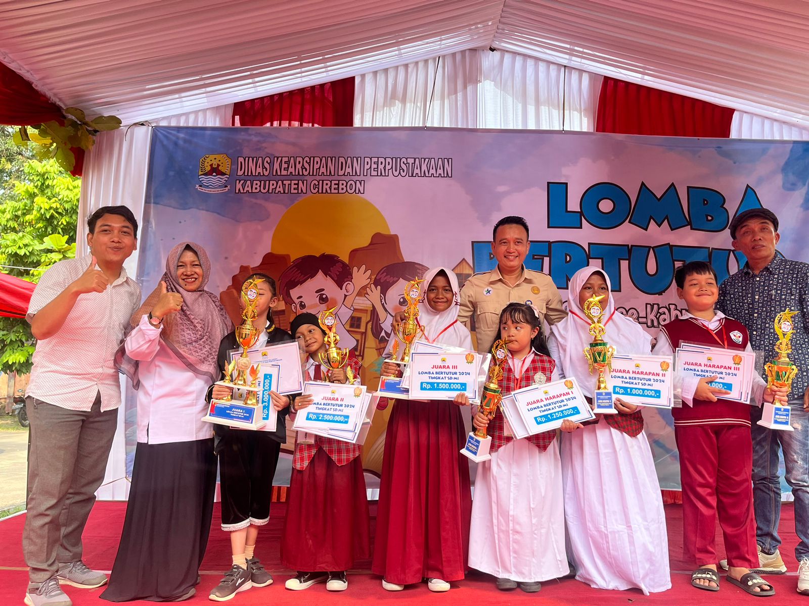Tingkatkan Literasi, Disarpus Kabupaten Cirebon Gelar Lomba Bertutur