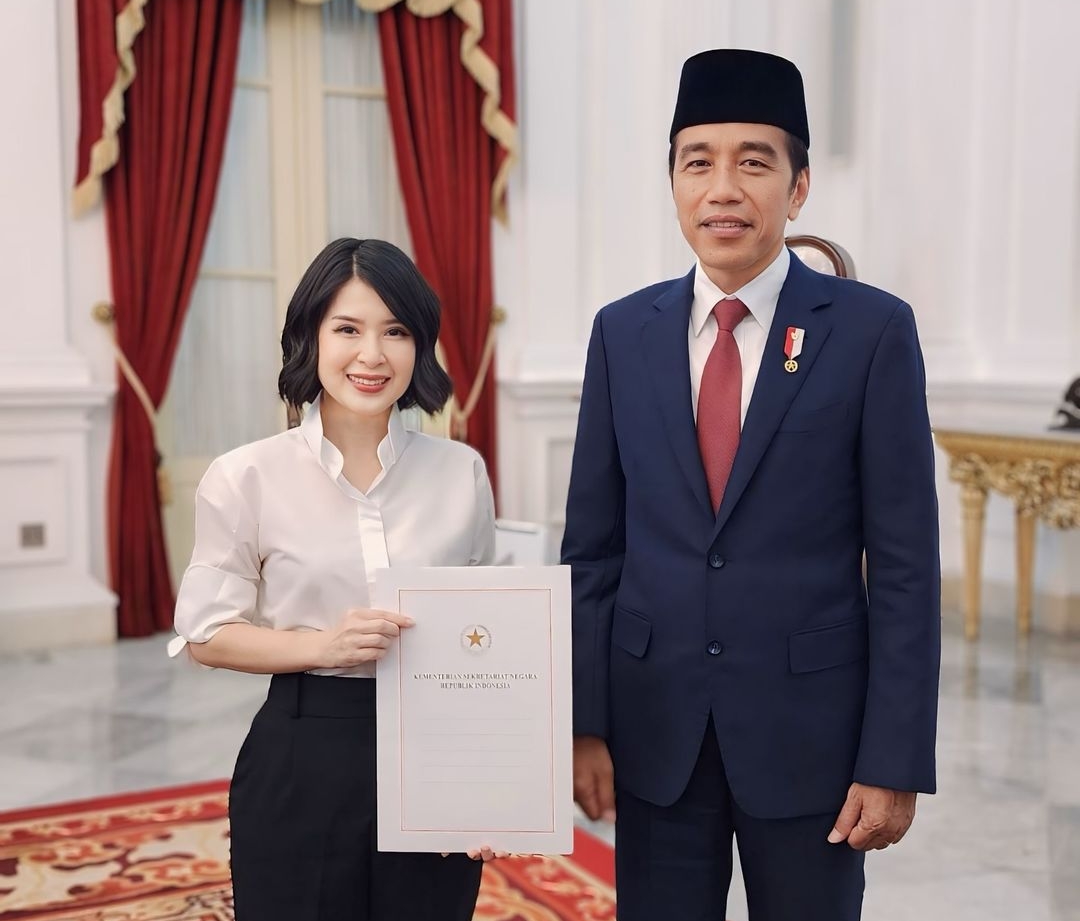 Jokowi Tunjuk Grace Natalie dan Juri Ardiantoro Jadi Staf Khusus Presiden