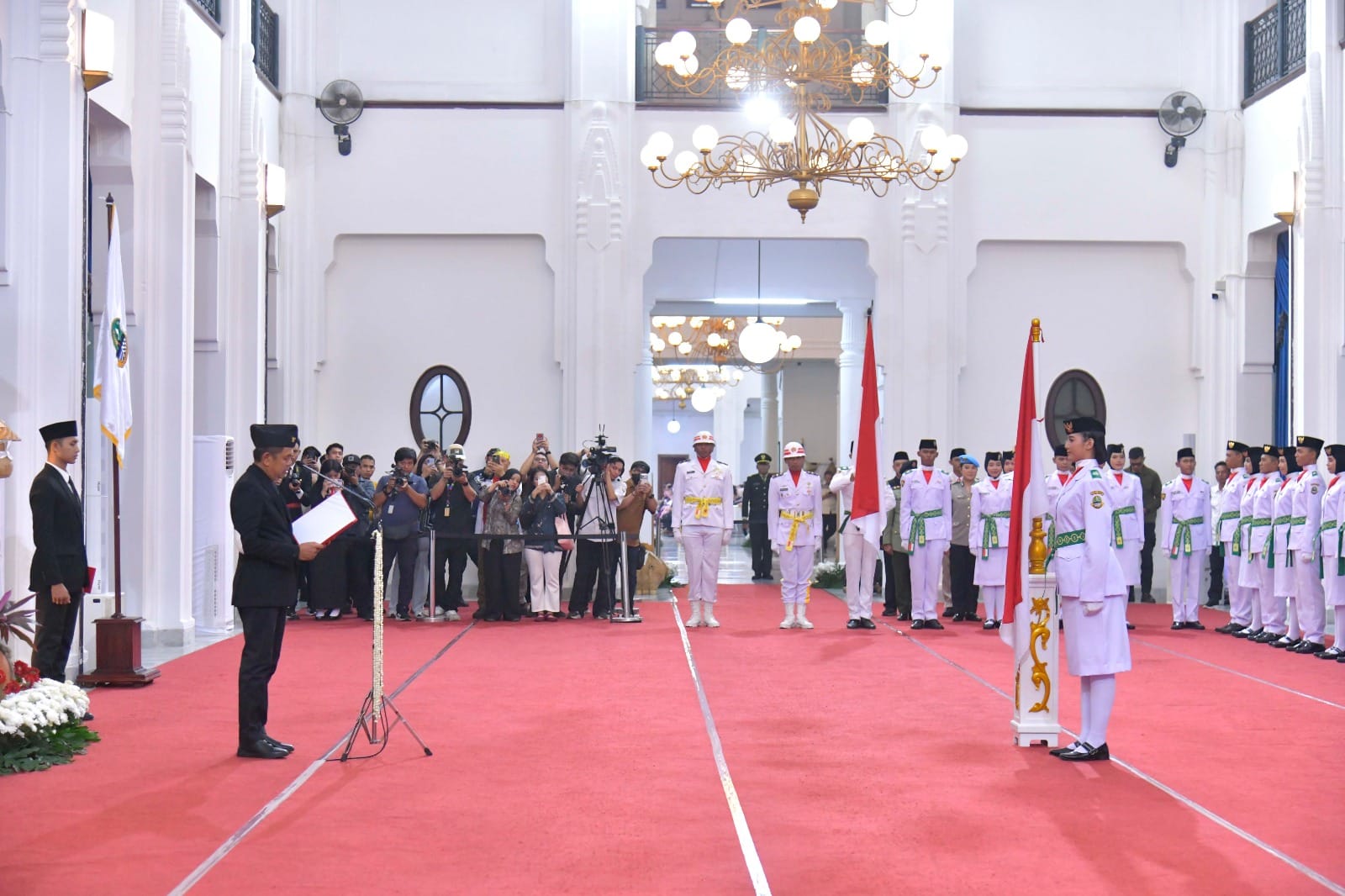51 Paskibraka Jabar 2026 Dikukuhkan Dedi Mulyadi, Ini Pesan yang Disampaikan