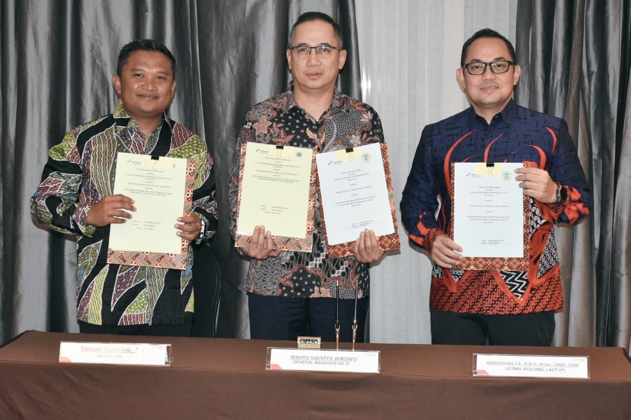 Arhanud 15/PWY dan Lanal Cirebon Siap Amankan Kilang RU VI Balongan