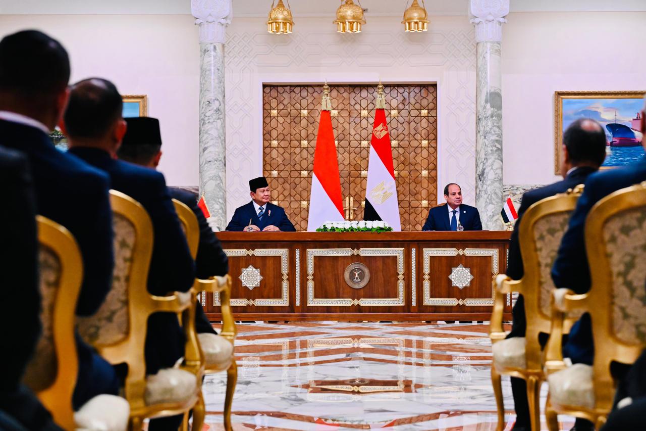 Bertemu di Mesir, Prabowo dan Sisi Bahas Kerjasama, Geopolitik hingga Krisis di Gaza