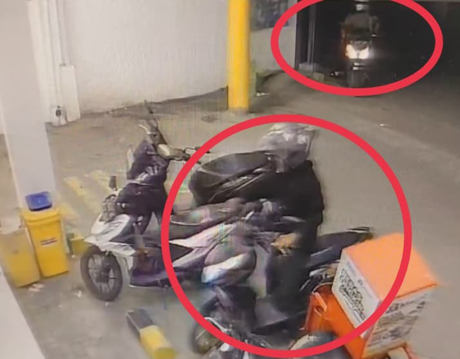 Hasil Rekaman CCTV Aksi Warga Ciperna dan Penggung saat Embat Sepeda Motor