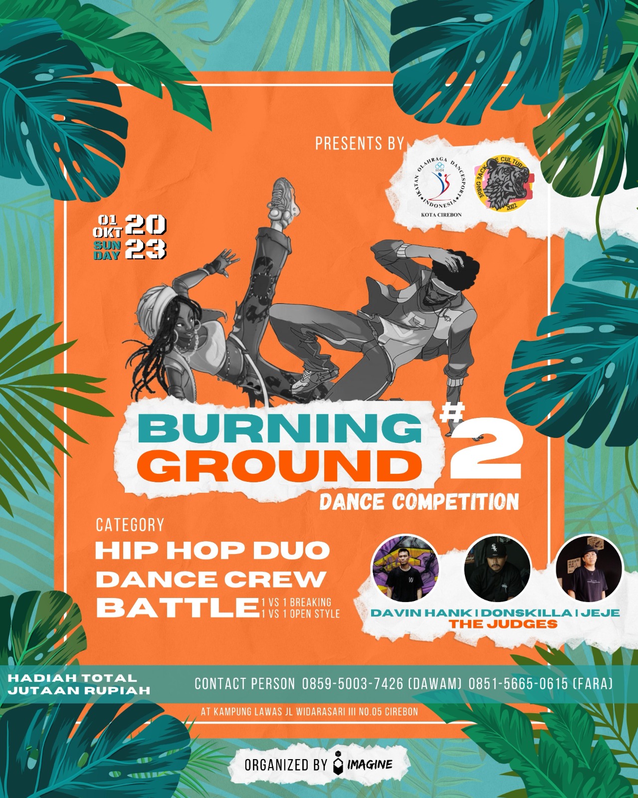 IODI Kota Cirebon dan BBTC Gelar Dance Competition Burning Ground 2, Pendaftaran Sudah Dibuka