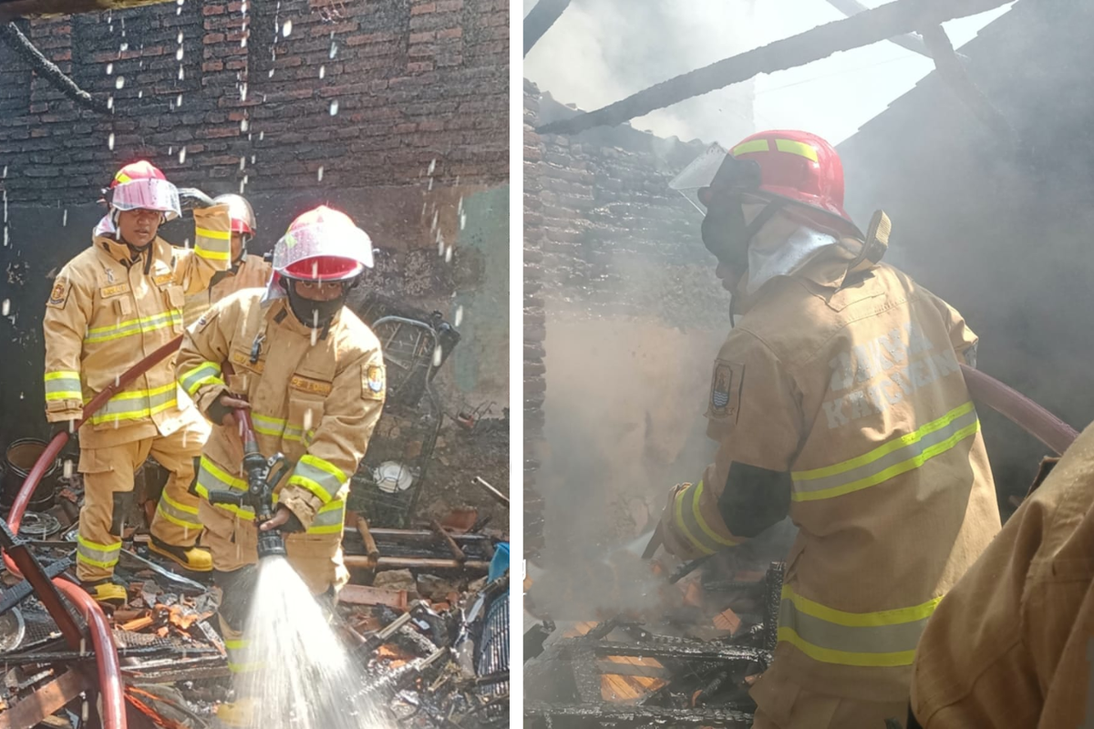 Saklar Pompa Air Diduga Picu Kebakaran di Megu Cilik Cirebon