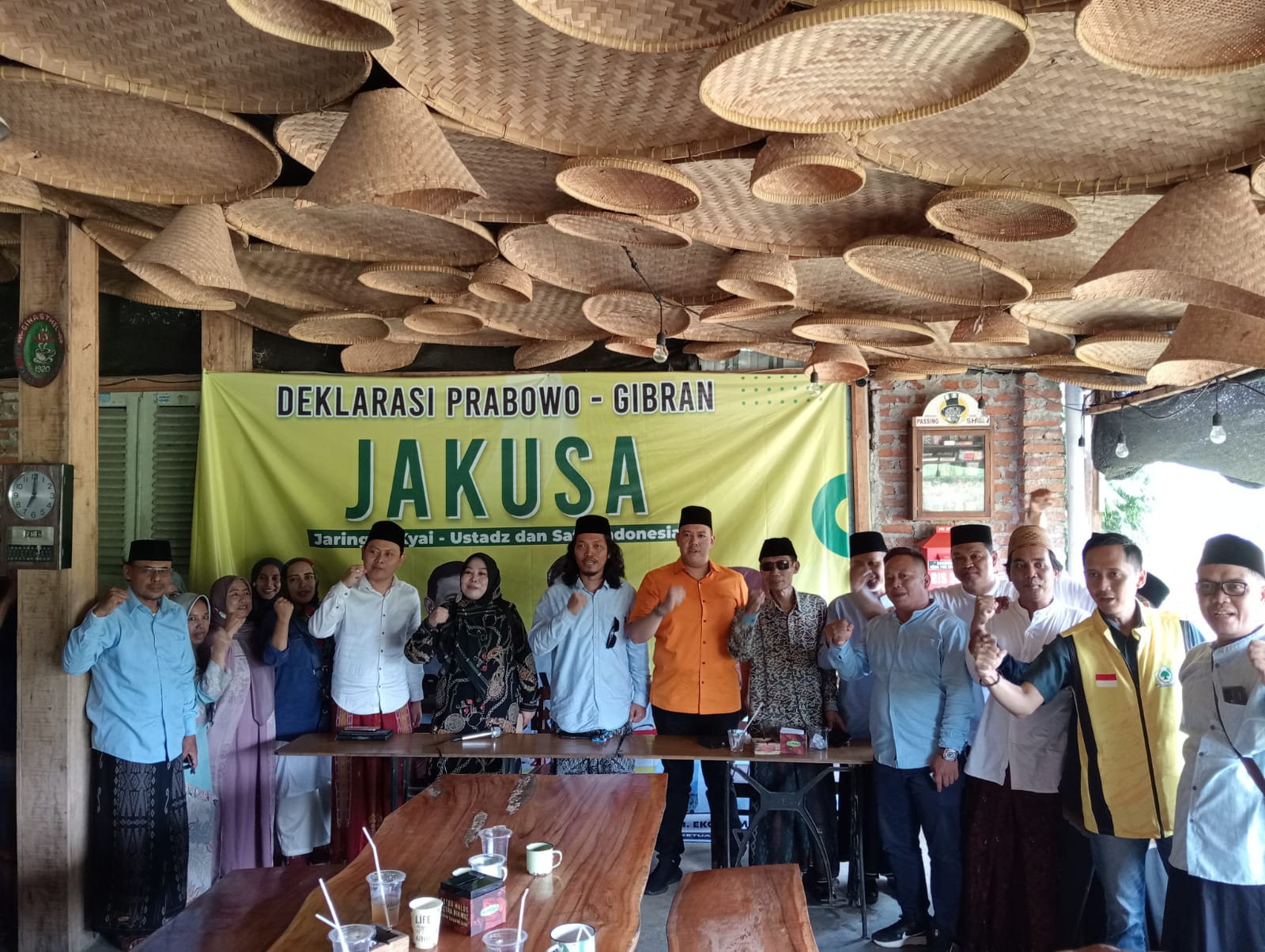 21 Jakusa Indonesia Deklarasi Dukungan Prabowo - Gibran di Pilpres 2024 