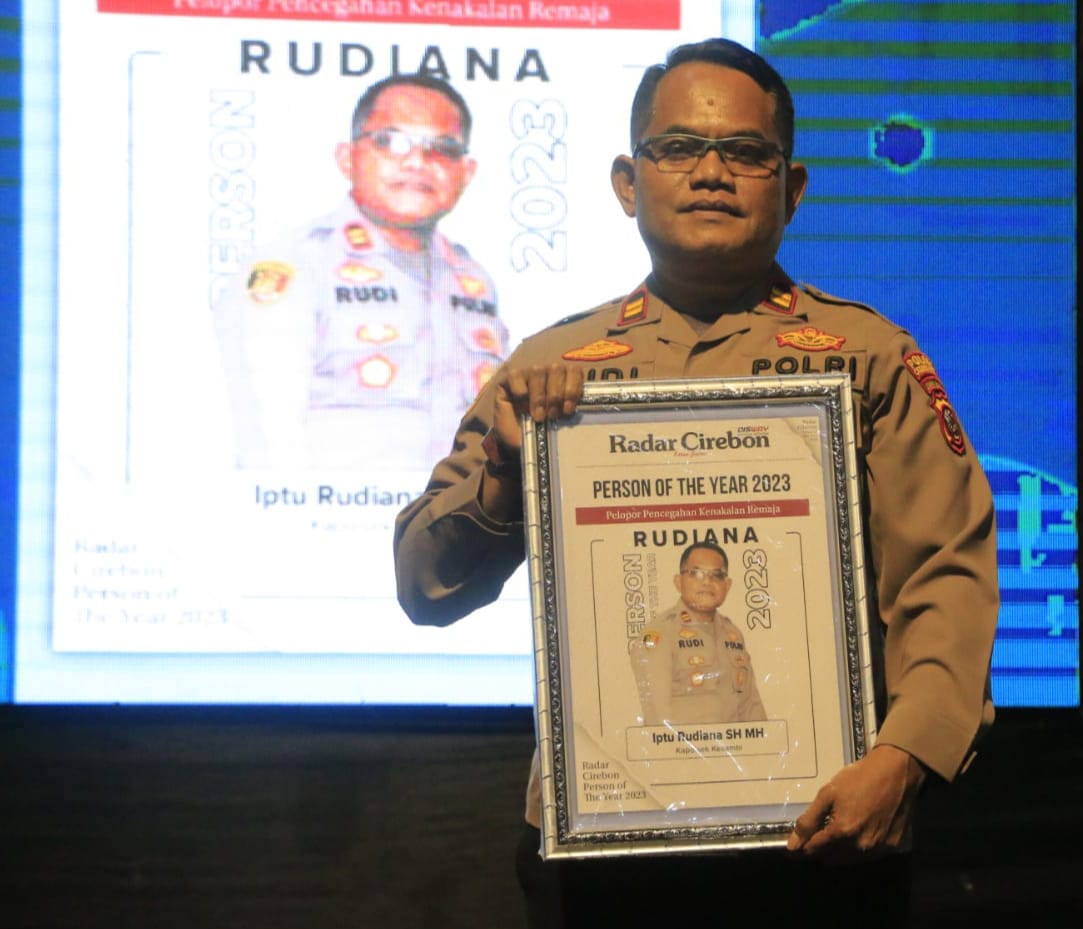 Iptu Rudiana Raih Person Of The Year 2023 Radar Cirebon, Inilah Sederet Prestasinya 