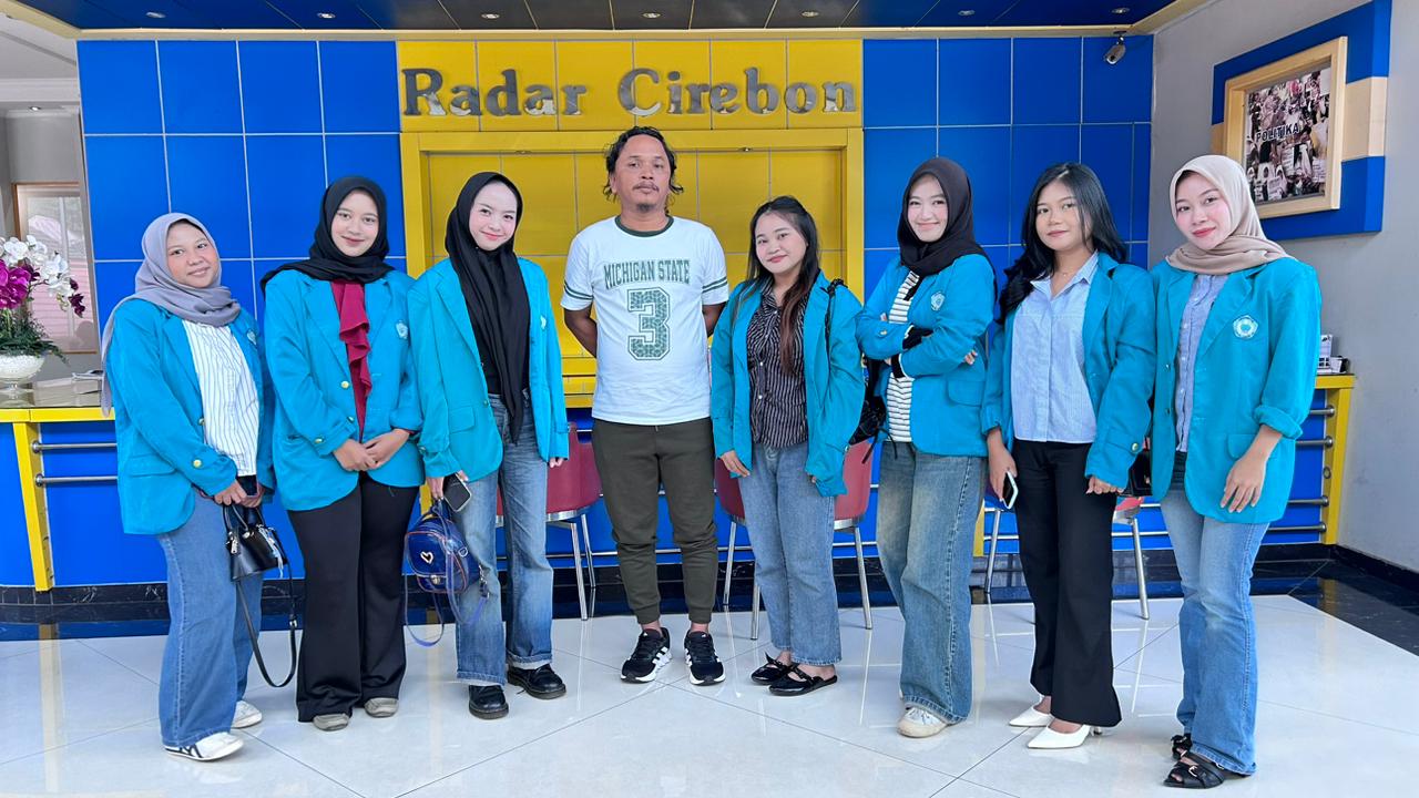 Mahasiswa UGJ Kaji Pola Komunikasi Internal Radar Cirebon TV