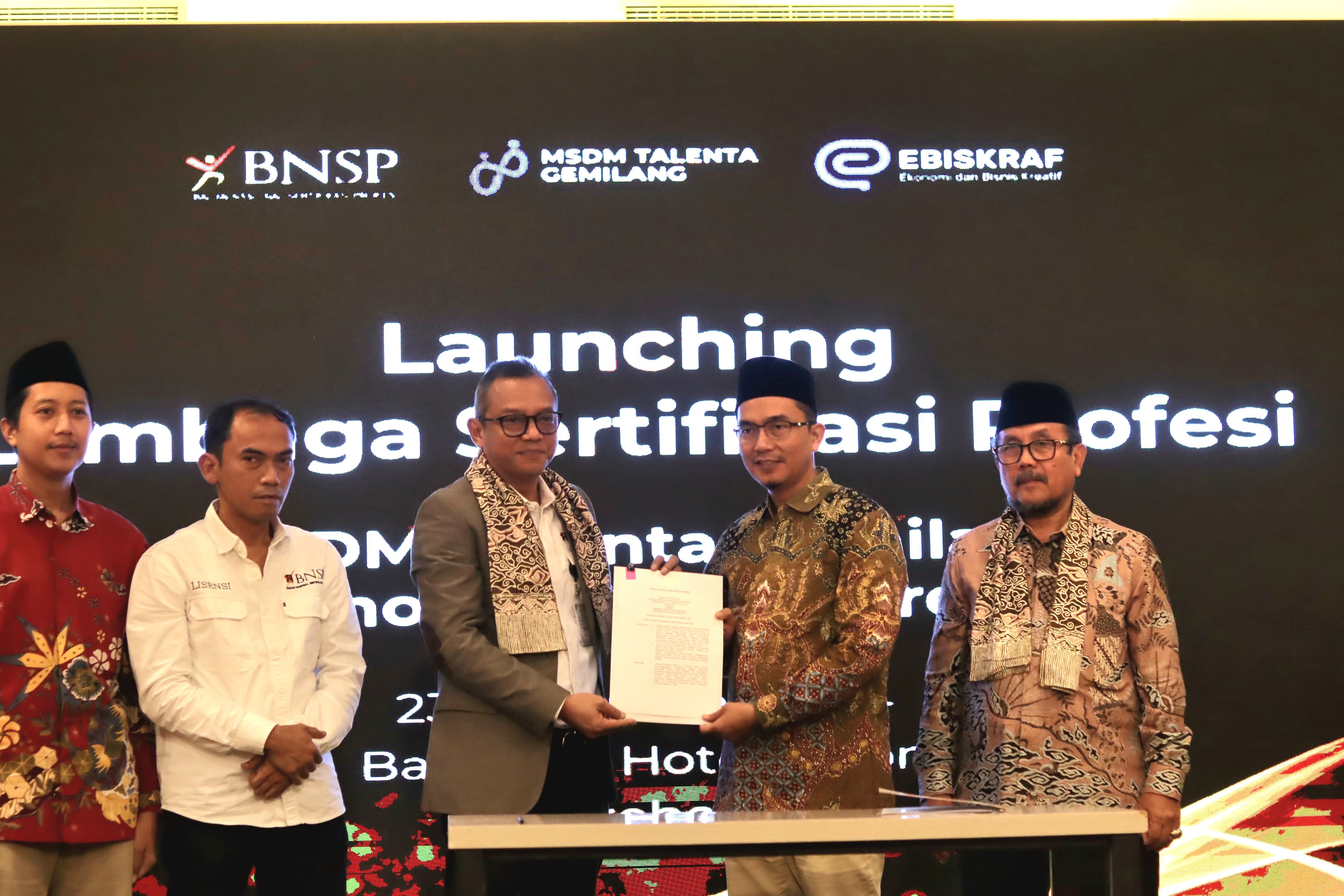 Menjawab Kebutuhan Masa Depan Indonesia Emas, BNSP Launching LSP P3