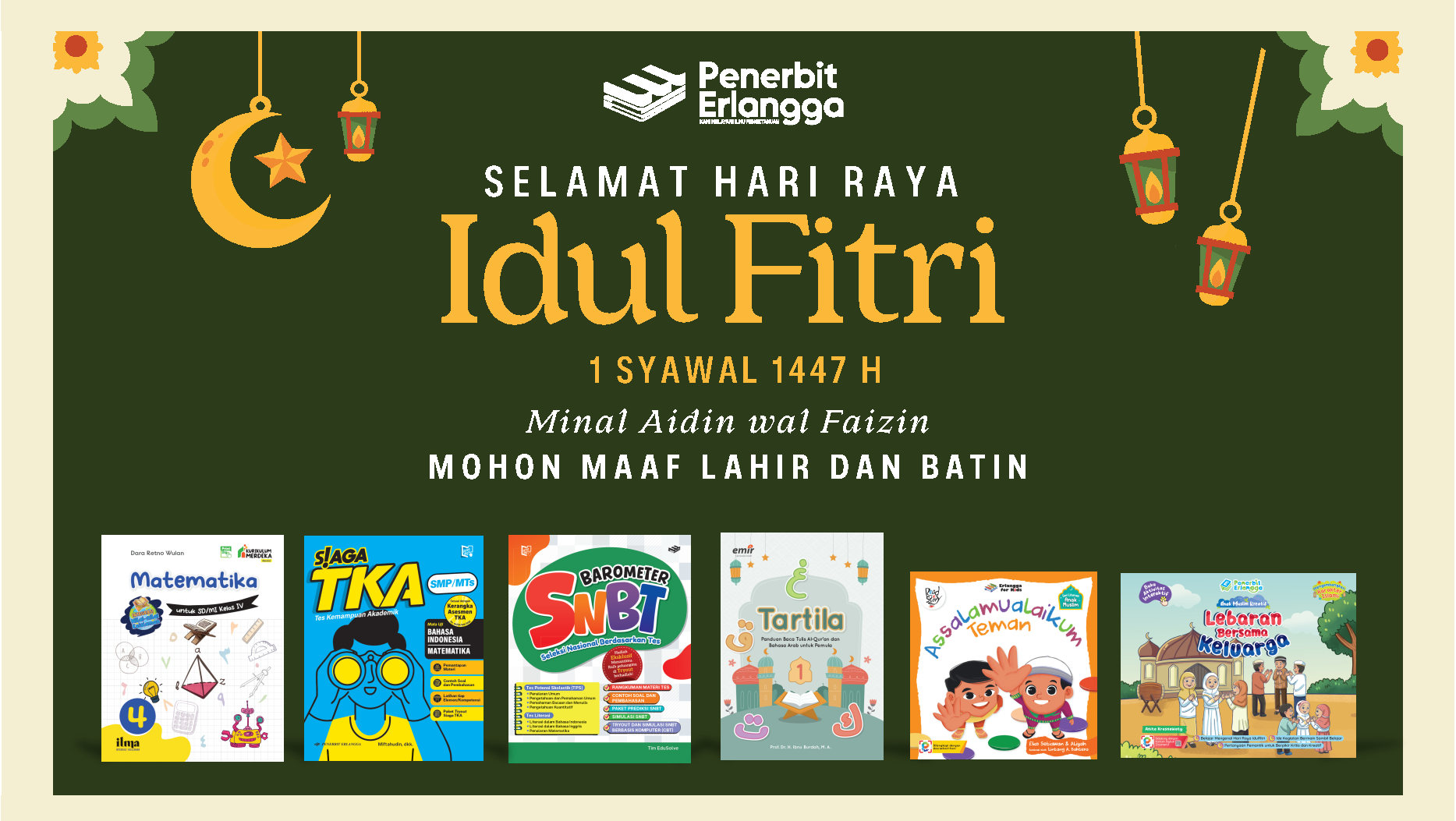 Rayakan Kemenangan dengan Semangat Literasi: Harmoni Lebaran Bersama Penerbit Erlangga