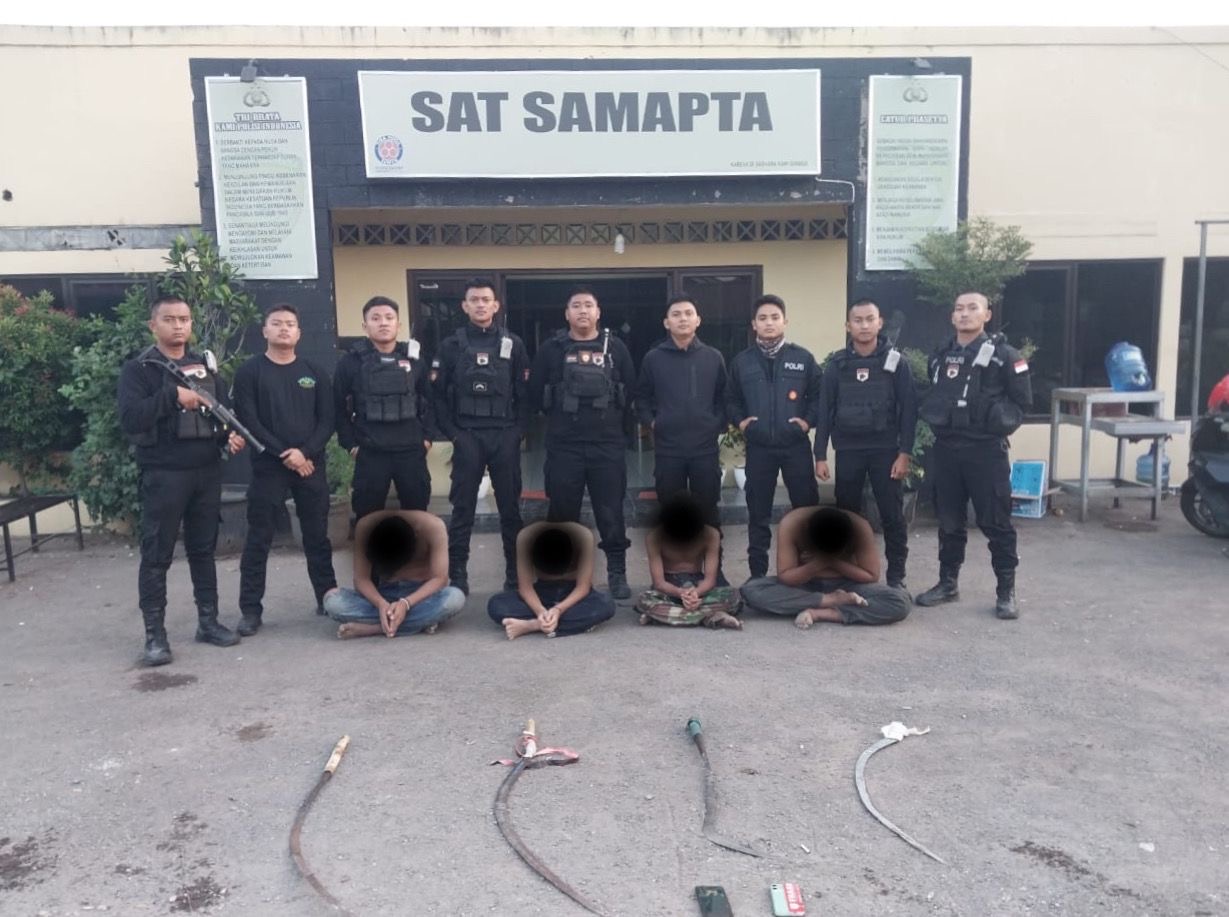 Tawuran di Plered Berhasil Digagalkan Tim Patroli Raimas Macan Kumbang 852 Polresta Cirebon
