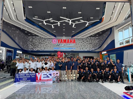 Yamaha Engineering School Cetak Teknisi Profesional, YES Bandung Angkatan ke-18 Lulus 100 Persen Terserap