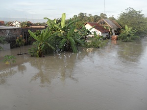 Sungai Ciberes Meluap, Belasan Desa di Cirebon Timur Tenggelam