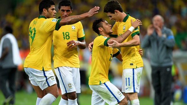 Gilas Spanyol 3-0, Brasil Juara Piala Konfederasi
